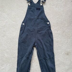 Zara navy Denim Overalls